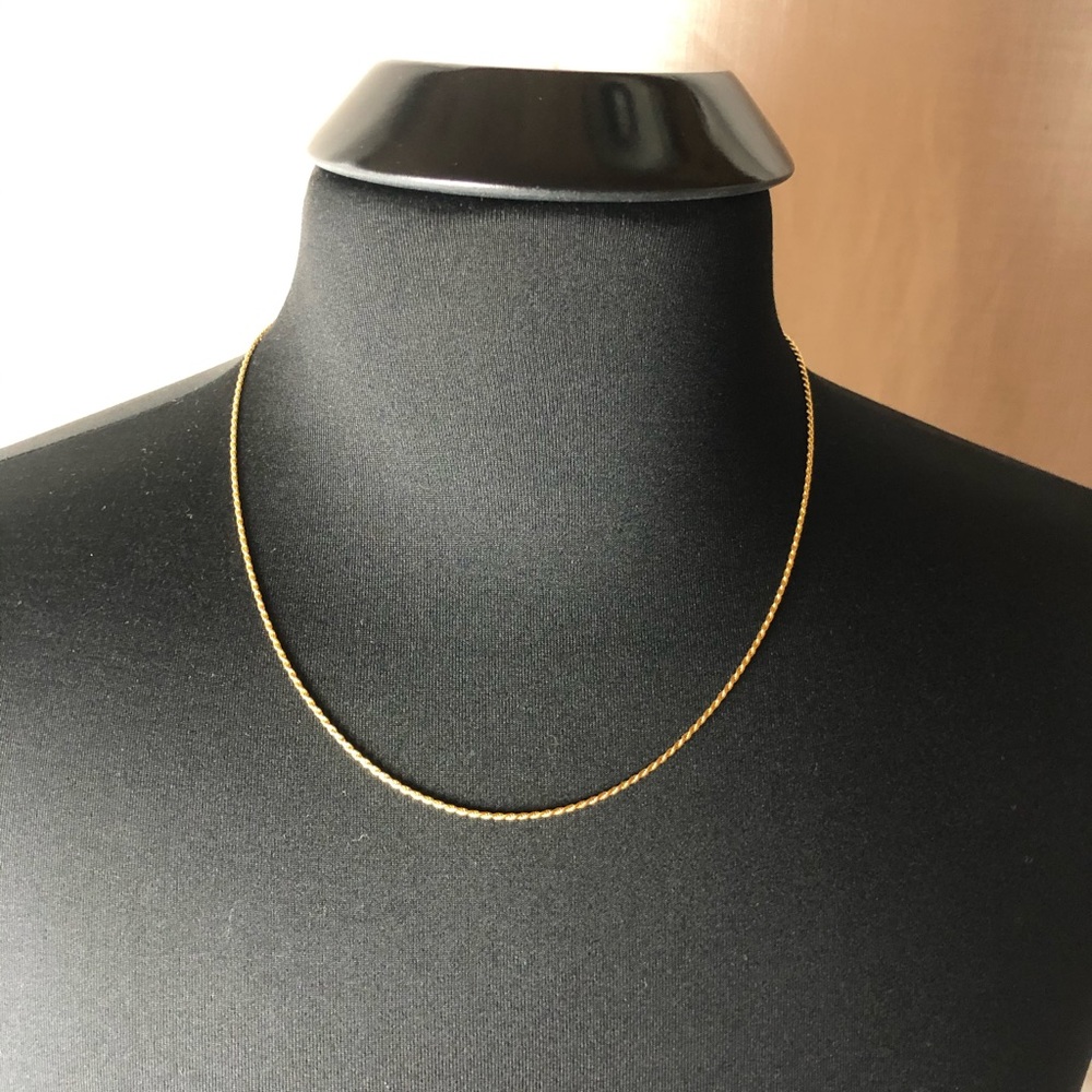 Giani Bernini gold plated rope necklace 20”